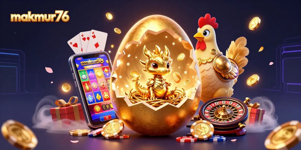 Experience winning excitement with makmur76’s vibrant dragon and casino elements bursting with energy.