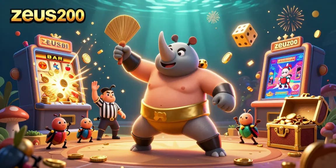 zeus200 menampilkan kejuaraan sumo kelek di kasino dengan koin terbang