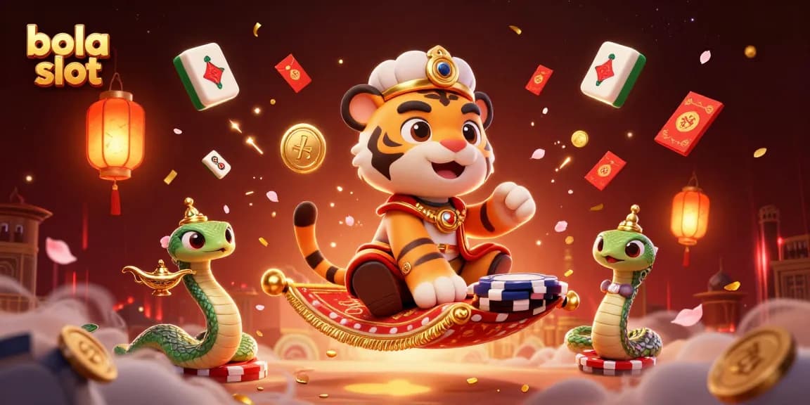 Experience thrilling bola slot action with vibrant characters and rich casino elements.