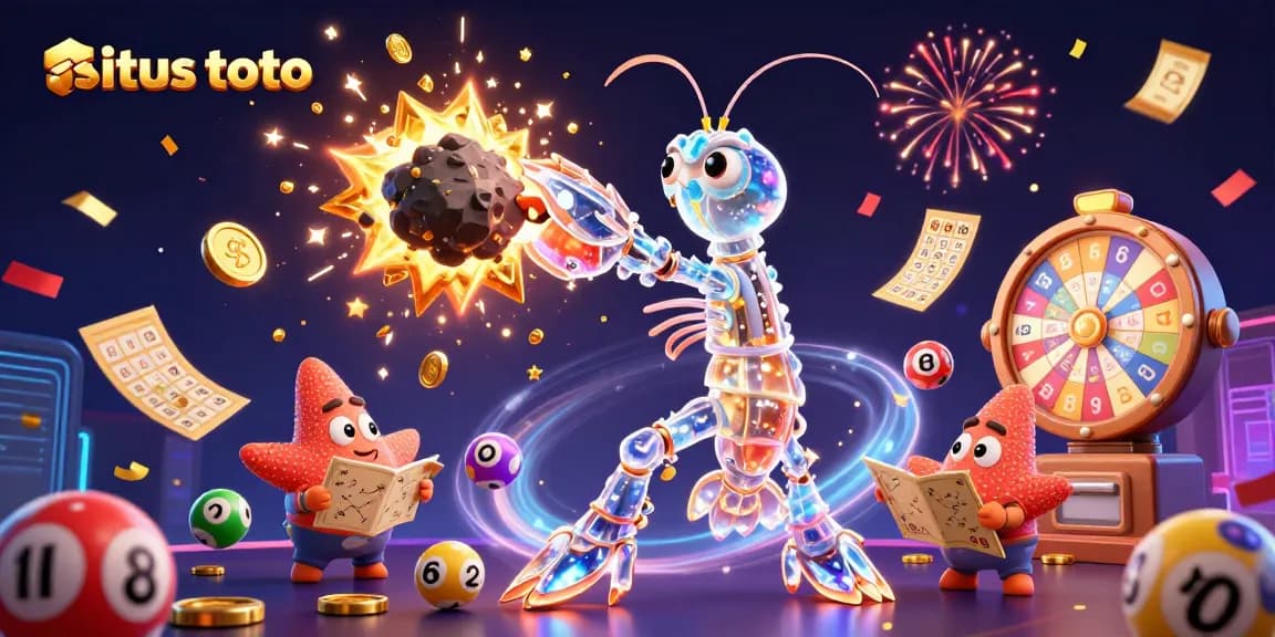 Menangkan hadiah di situs toto dengan bola lotere dan koin emas yang berlimpah.