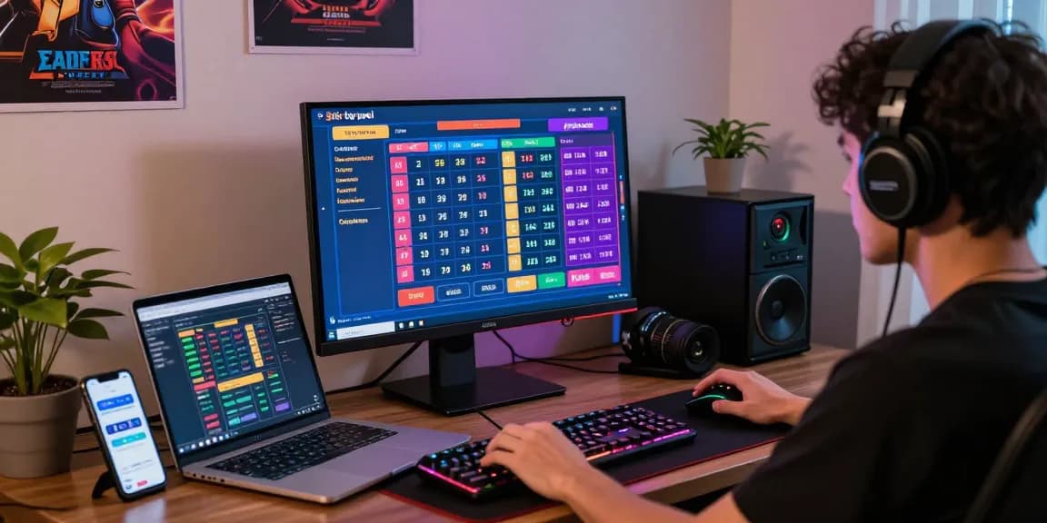Engaging online gaming scene featuring situs togel on a vibrant digital interface.