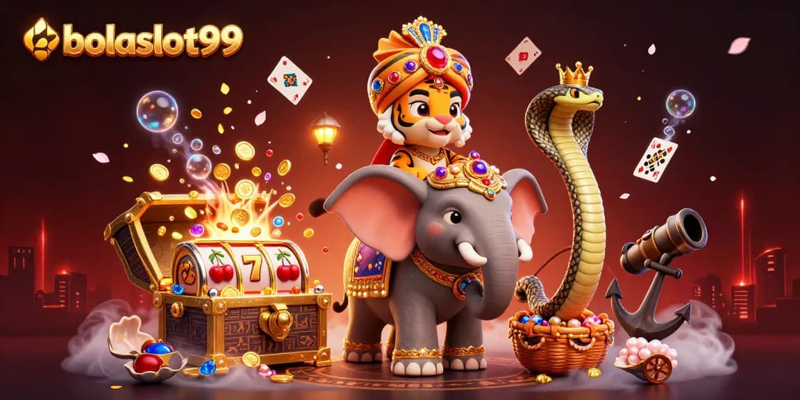 Experience exhilarating gameplay at bolaslot99 with vibrant 3D visuals featuring captivating casino elements.