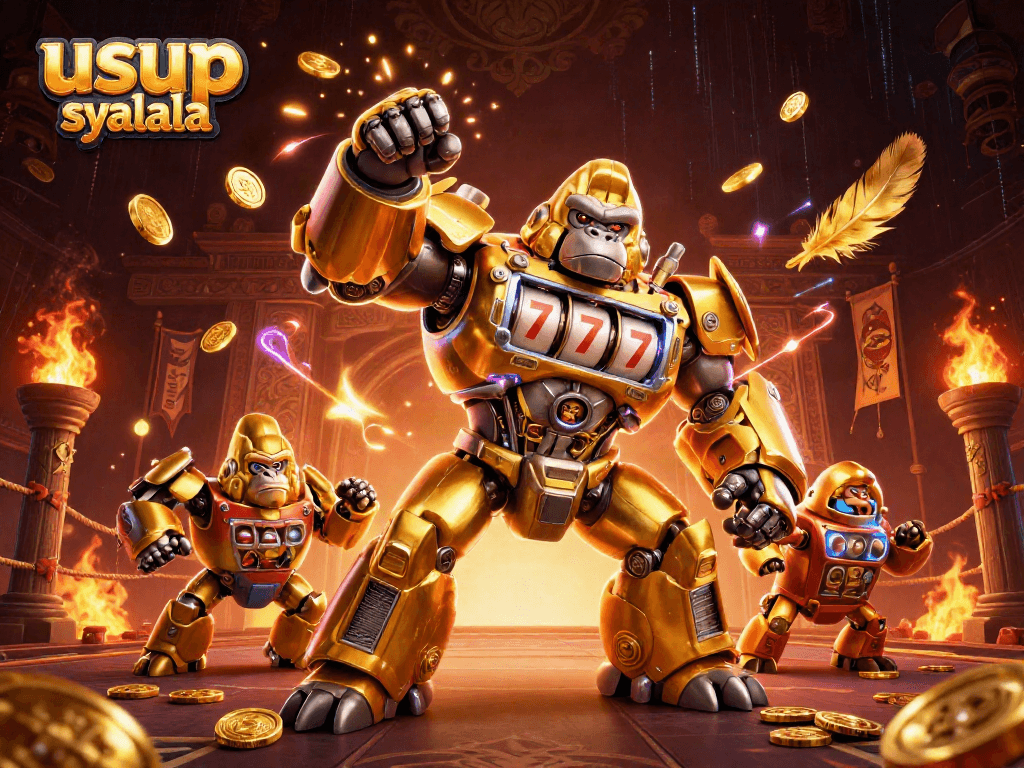 Mengamankan kemenangan bersama usup syalala melalui ilustrasi kasino 3D yang dinamis dan penuh warna