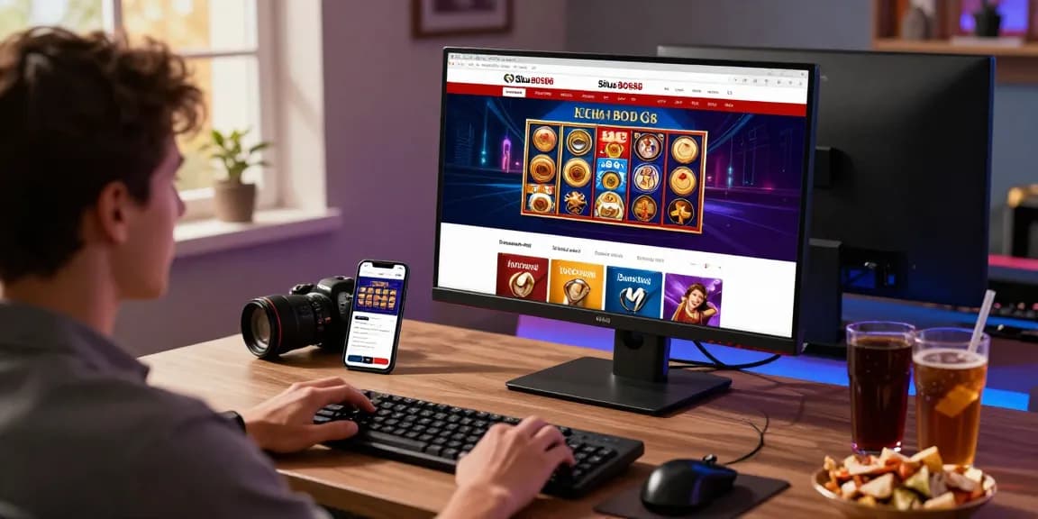Antarmuka Situs BOS88 dengan pemain terlibat dalam permainan online yang menarik dan lingkungan yang nyaman.