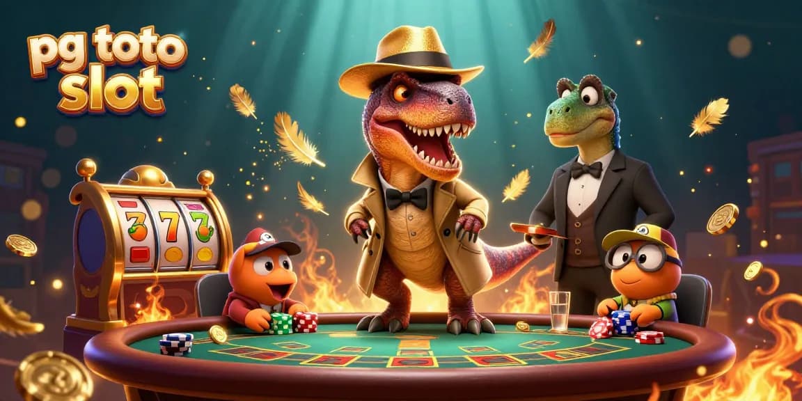 Pemain pg toto slot meraih kemenangan di meja blackjack, dikelilingi hiasan dan koin berkilau.