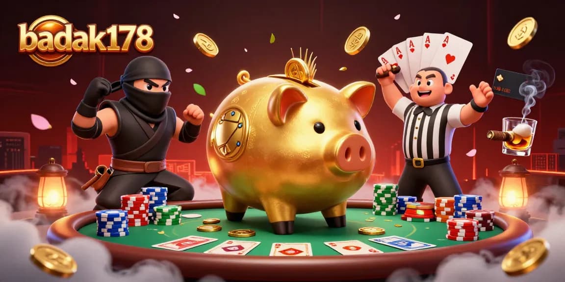 Engage with the exciting world of badak178 gaming, showcasing vibrant characters in a lively casino scene.
