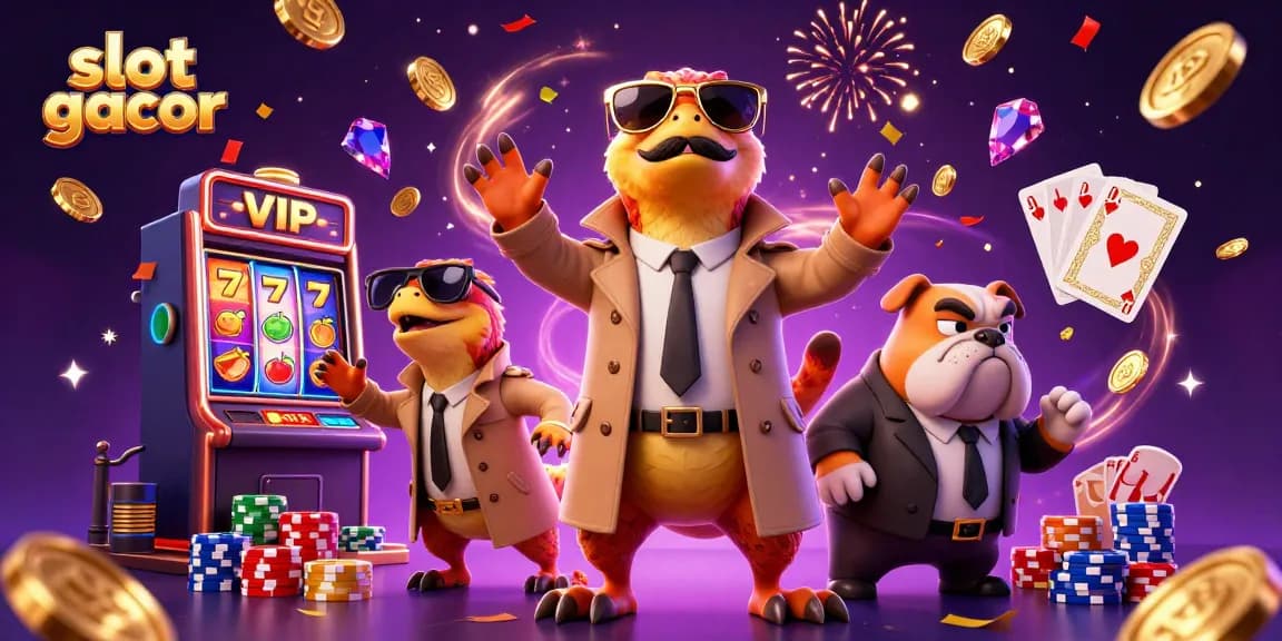 Menangkan slot gacor dengan grafik luar biasa dari raptors kartun di kasino VIP.