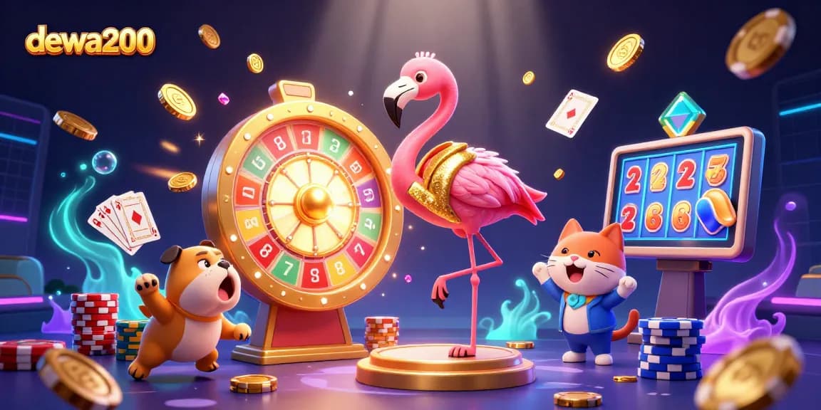 Permainan beruntung dewa200 dengan flamingo dan bulldog di kasino