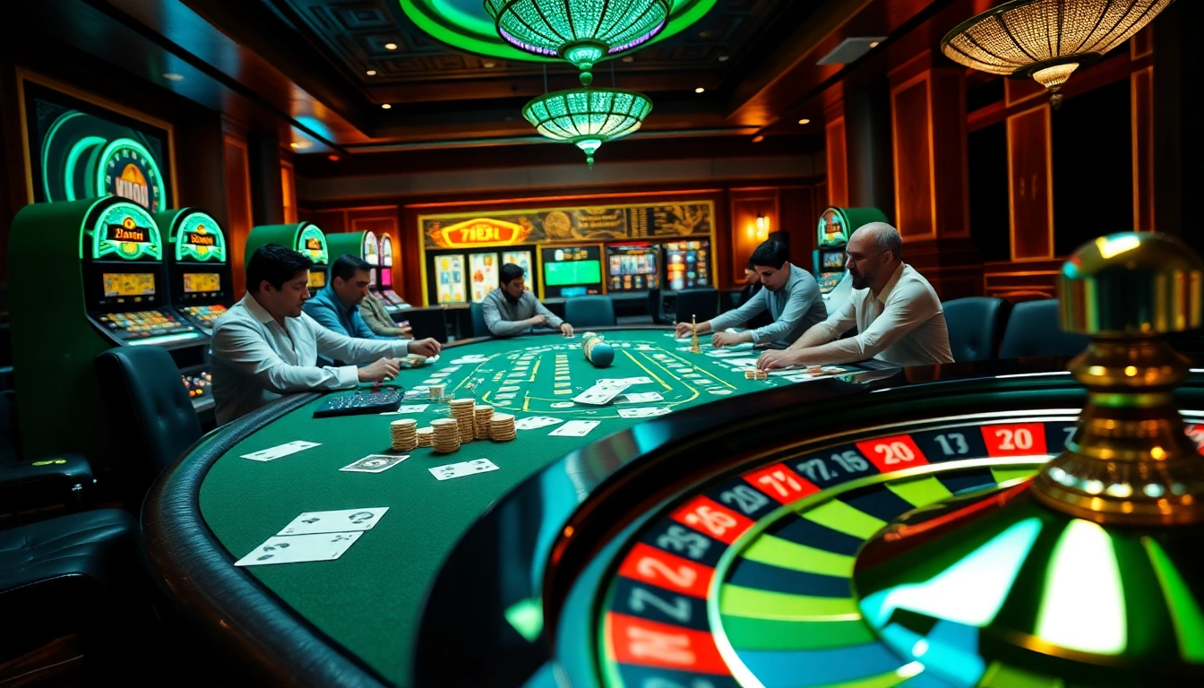 Experience the thrill of high-stakes play at 789f with vibrant casino elements like poker chips and roulette wheels.