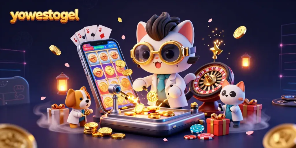 Engage with yowestogel's vibrant casino experience featuring classic games and captivating characters.