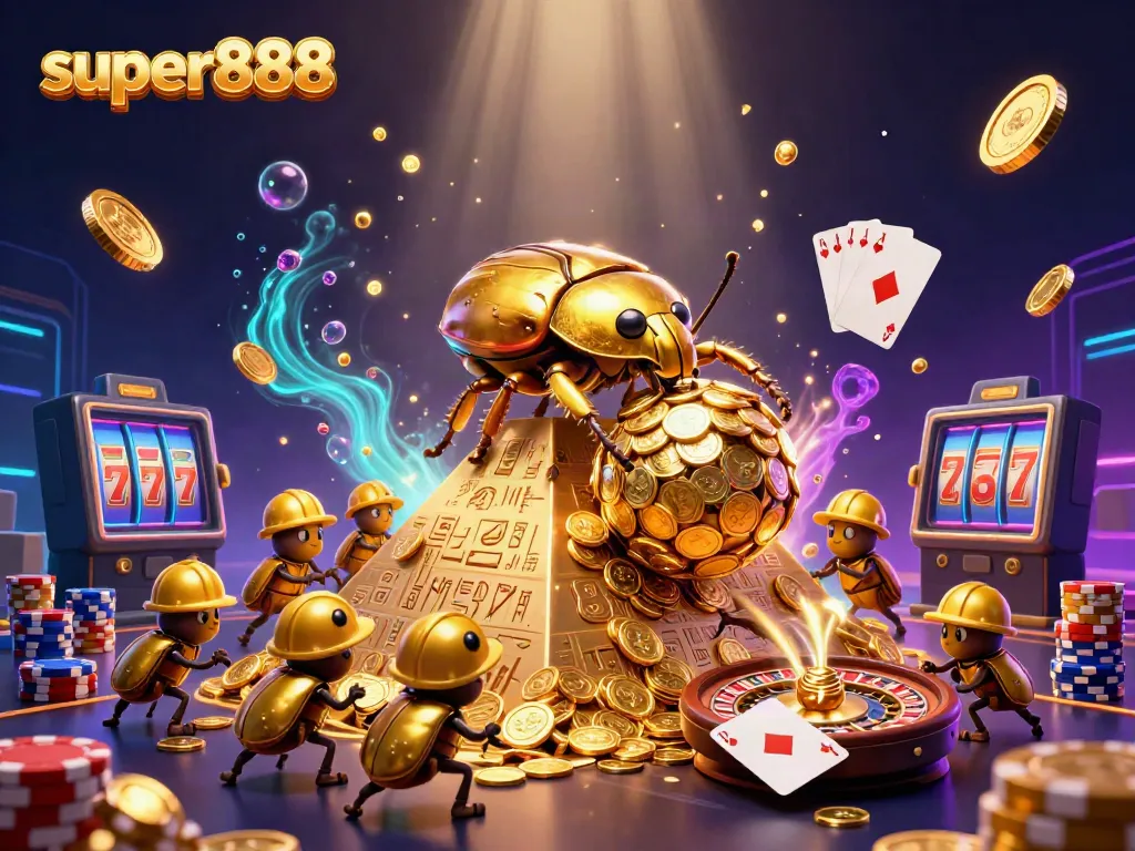 Rasakan keberuntungan super888 saat bermain slot dengan harta emas yang berkilau.