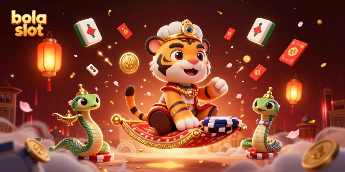 Experience thrilling bola slot action with vibrant characters and rich casino elements.