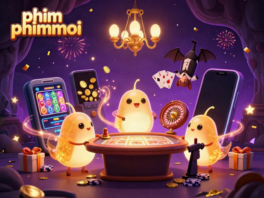 Experience thrilling gameplay with phim phimmoi amidst dazzling casino elements and glowworm magic.
