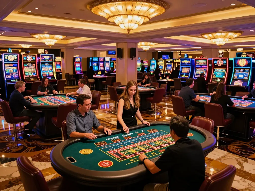 Players engaging in roulette at https://ww88b.com/, showcasing vibrant action in an upscale casino atmosphere.