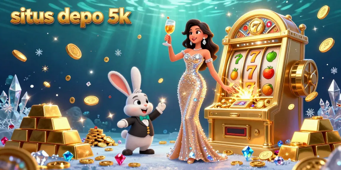 Win big with situs depo 5k featuring a jackpot slot machine and dynamic game elements.