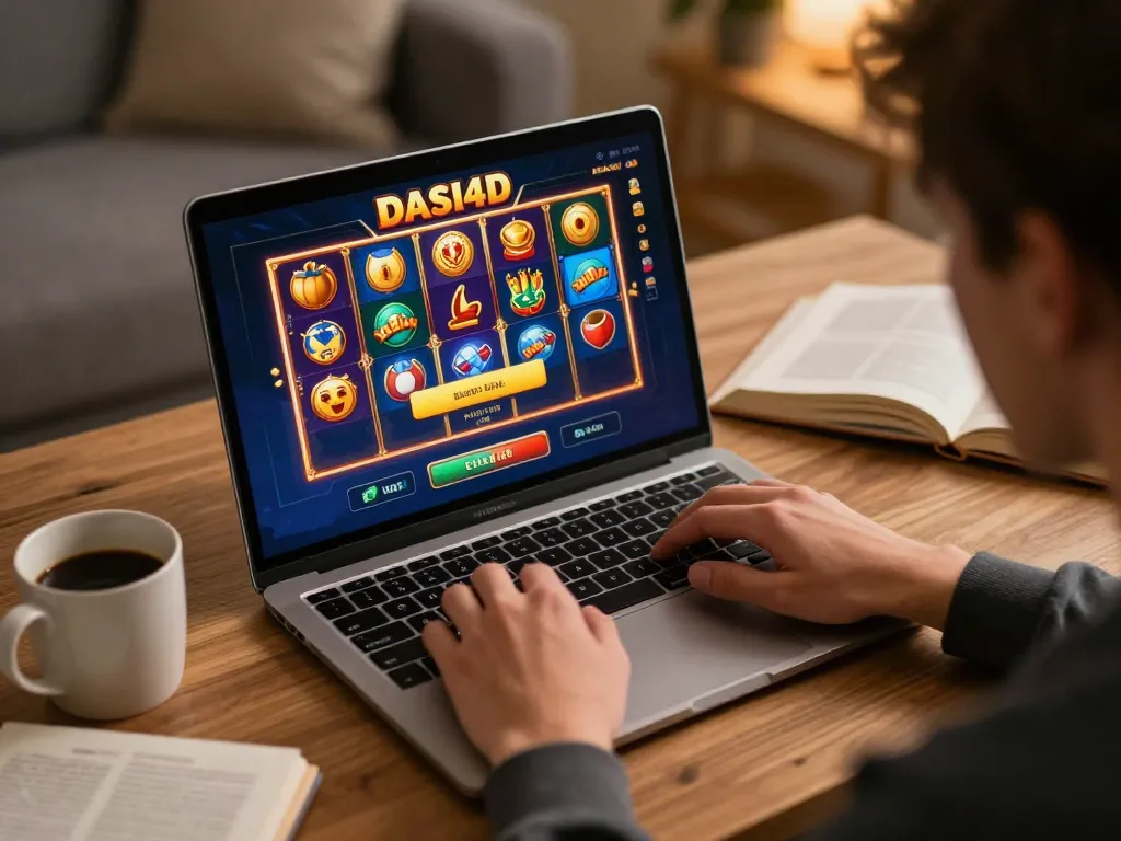 Rasakan sensasi login DASI4D saat bermain slot online yang imersif di suasana rumah yang nyaman.