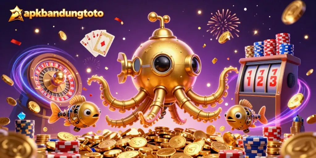 Experience the thrill of apkbandungtoto with a vibrant underwater casino adventure.