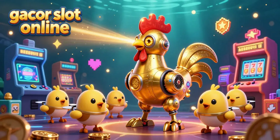Experience the action with gacor slot online featuring colorful characters and vibrant casino game elements.