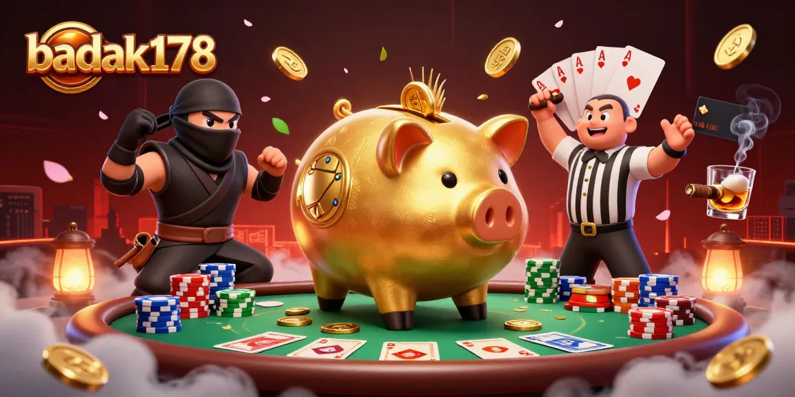 Engage with the exciting world of badak178 gaming, showcasing vibrant characters in a lively casino scene.