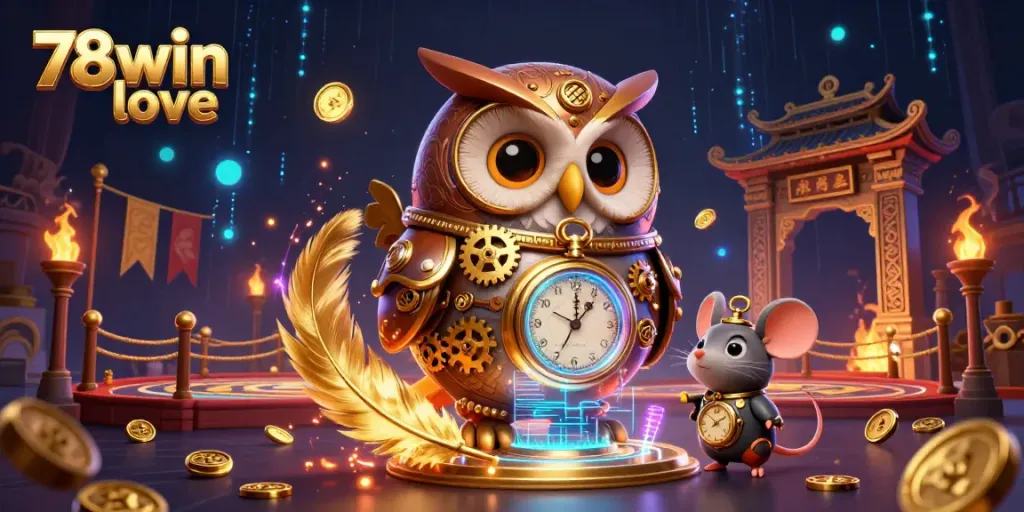 Experience thrilling gameplay at 78win love with fantasy casino adventure featuring an owl and a mouse.