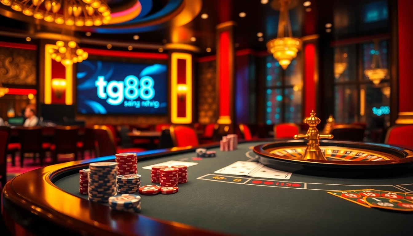 Experience thrilling moments at TG88 đăng nhập with vibrant casino games and elegant tables.