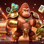 Hoki88jp menghadirkan pengalaman bermain slot online yang seru dengan roda slot, koin giok, dan simbol keberuntungan dalam ilustrasi 3D.