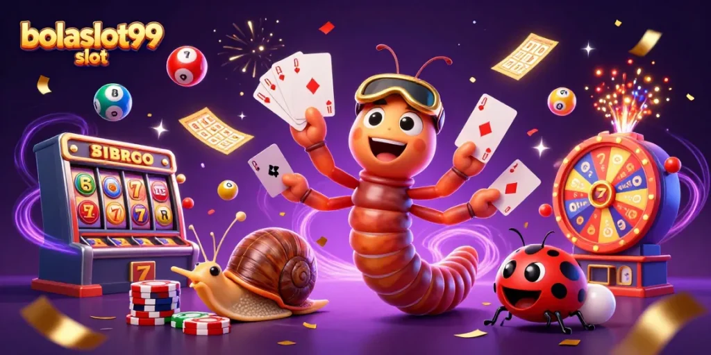 Experience the thrill of bolaslot99 slot with vibrant gaming characters and dynamic elements.