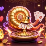 Engage with the thrilling world of qs88 casino games featuring a vibrant 3D nautilus and game elements.