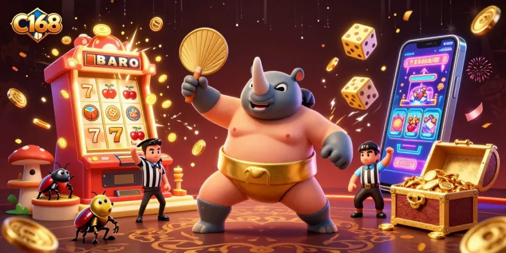C168 offers an immersive casino experience with vibrant graphics and exciting gameplay elements.