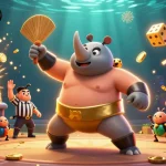 zeus200 menampilkan kejuaraan sumo kelek di kasino dengan koin terbang