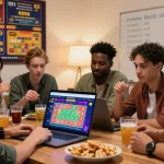 Ratutogel menyajikan suasana taruhan lotere online yang meriah dengan teman-teman yang antusias.