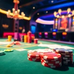 Mainkan judi di dingdongtogel.net dengan meja permainan berwarna-warni dan suasana kasino yang meriah.
