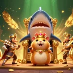 Join the gaming adventure at rt99 with a golden hamster king and seahorse guards!