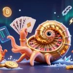 jeparatoto players enjoy a vibrant 3D illustration showcasing wins and crypto coins.