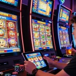 Exciting gaming scene featuring slot gacor games and a focused player enjoying online casino experience.